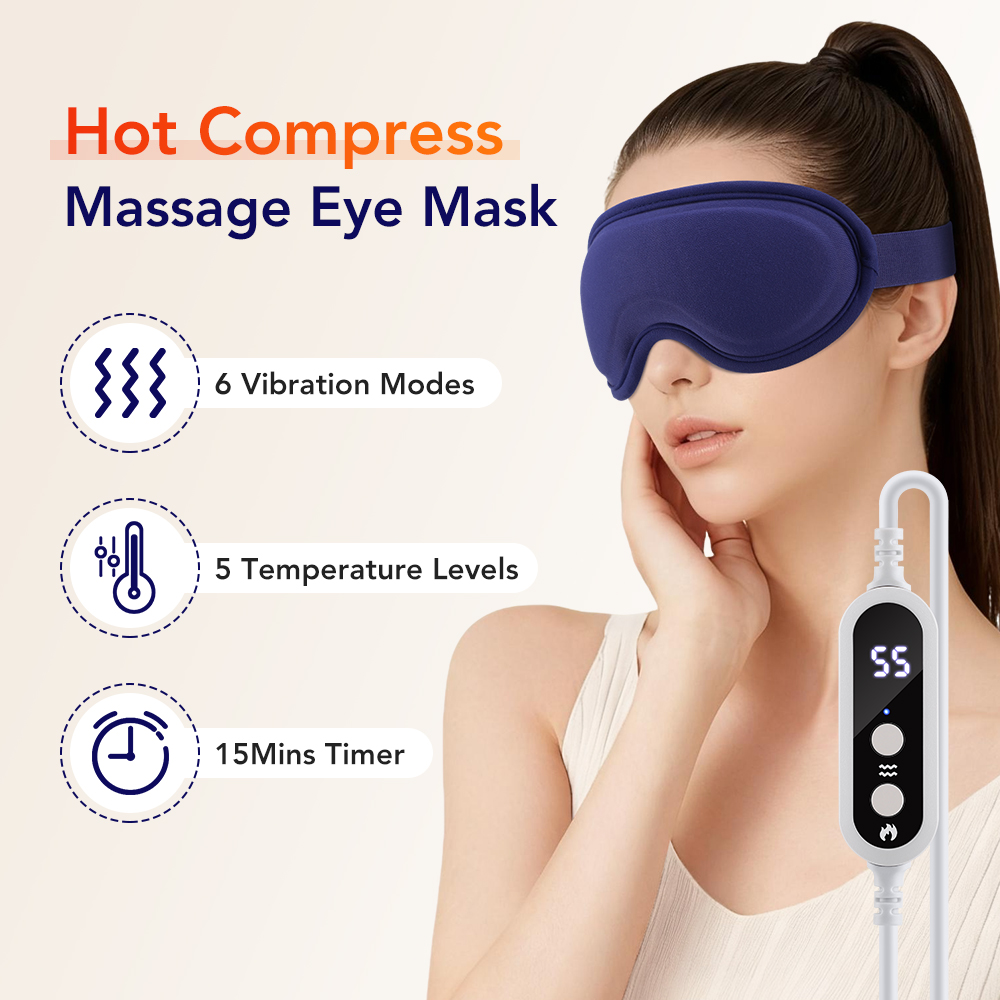 3D Rechargeable Heated Eye Mas - огляд і ціна Eye Mask Heated