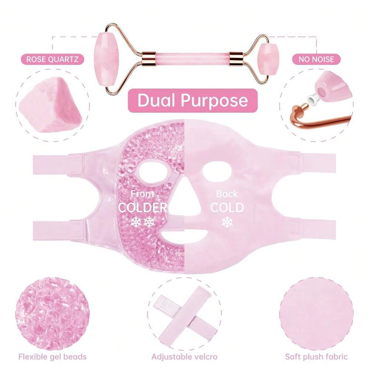 Gel Cooling Ice Face Eye Mask  - огляд і ціна Eye Mask Heated