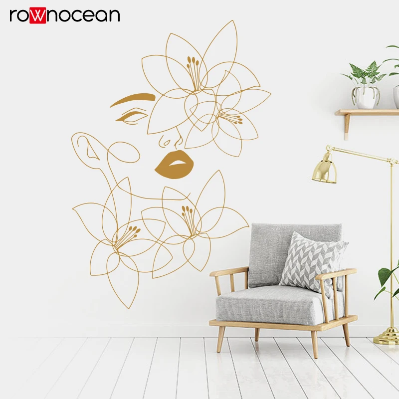 One Line Wall Decals Beauty Wa - огляд і ціна Wellness Spa And Salon