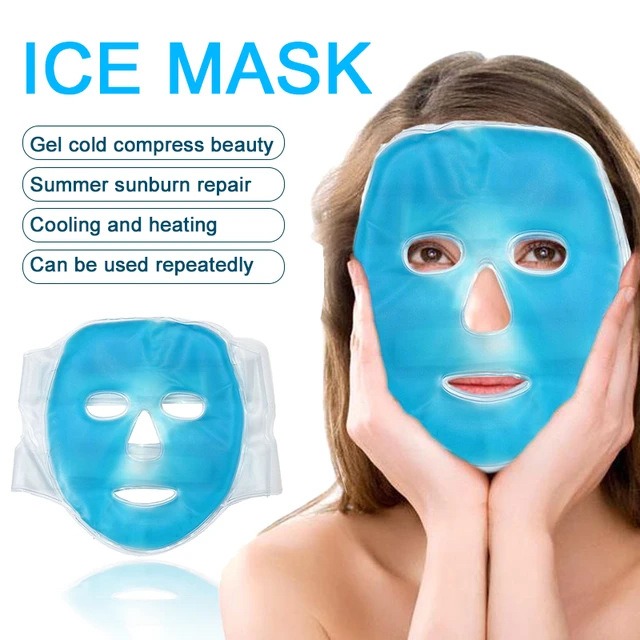 Full Face Massage Ice Mask Hot - огляд і ціна Eye Mask Heated
