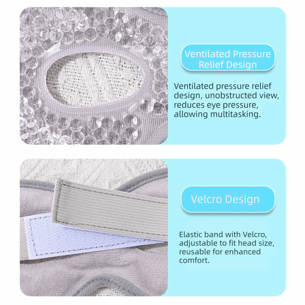 Portable Reusable Cooling Gel  - огляд і ціна Eye Mask Heated